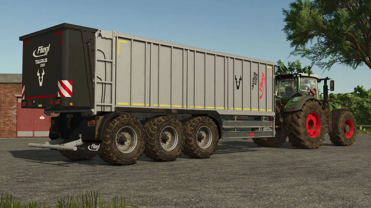 Efektywny Przyczep Fliegl ASW 391 — Duża Pojemność i Inteligentne Konfiguracje dla FS25