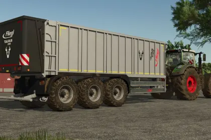 Efektywny Przyczep Fliegl ASW 391 — Duża Pojemność i Inteligentne Konfiguracje dla FS25 — 1