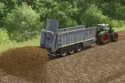 Efektywny Przyczep Fliegl ASW 391 — Duża Pojemność i Inteligentne Konfiguracje dla FS25 — 2