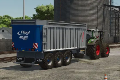 Efektywny Przyczep Fliegl ASW 391 — Duża Pojemność i Inteligentne Konfiguracje dla FS25 — 3