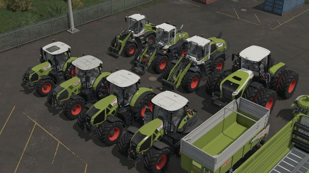 Пакет техніки CLAAS для Farming Simulator 25