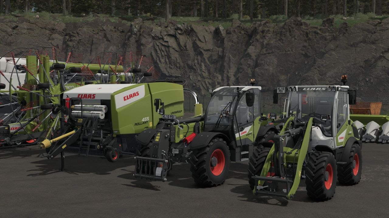 Пакет техніки CLAAS для Farming Simulator 25
