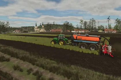 Ефективний Інжектор Гноївки Evers Freiberger BV19 6 м для Точного Внесення Добрив у FS25