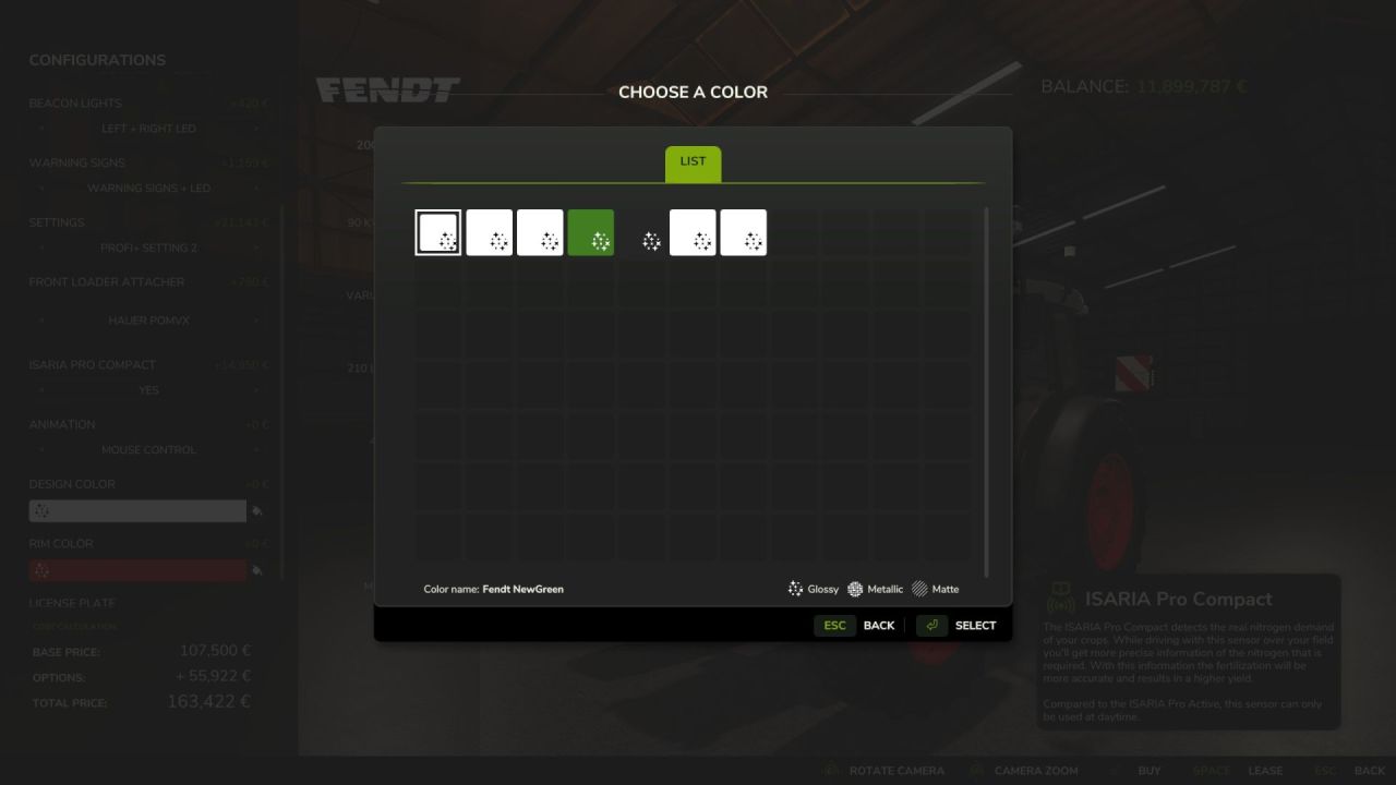 Efektywny Traktor Fendt Vario 200 z Interaktywnym Sterowaniem dla FS25 - Zrzuty ekranu