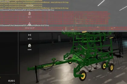 Pflug John Deere 2410 für Farming Simulator 25 — 3
