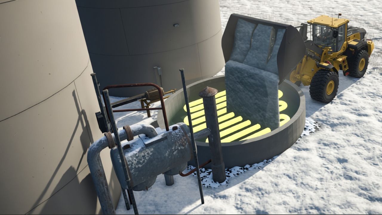Efficient Snow Melter — Snow Melter into Water for Farming Simulator 25