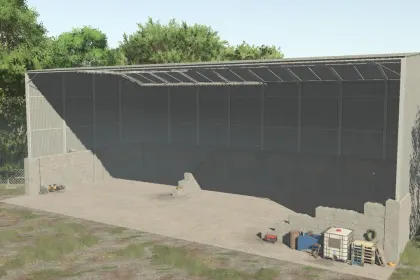 Efektywny Magazyn Medium Grain Hall dla Ziarna i Maszyn w Farming Simulator 25 — 1