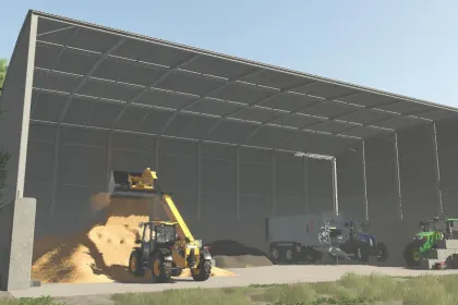 Efektywny Magazyn Medium Grain Hall dla Ziarna i Maszyn w Farming Simulator 25 — 3