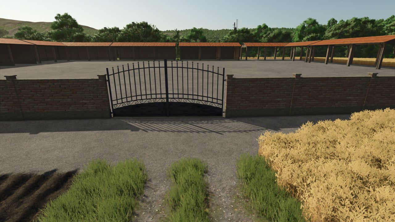 Efektywny Pakiet Szałasów Italian Shed Package dla Farming Simulator 25 — Przechowywanie Sprzętu i Bel