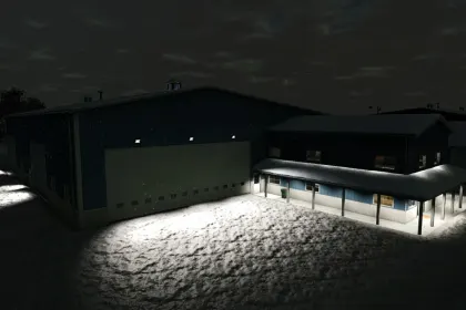 Modern Hangar American Midwest Shop With Office — Warehouse, Workshop and Office for FS25 — 6