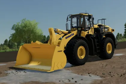 Колесний навантажувач Komatsu WA500 для Farming Simulator 22