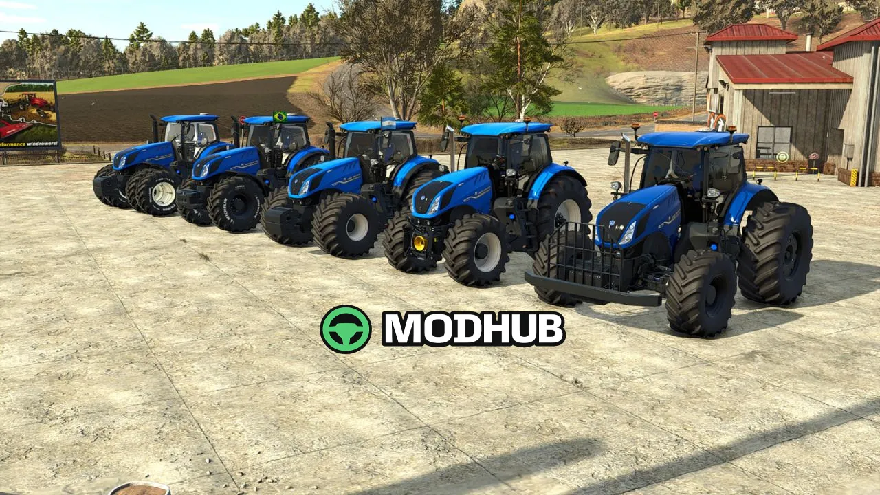 Mod na Traktory New Holland T7 HD Edition dla Farming Simulator 25