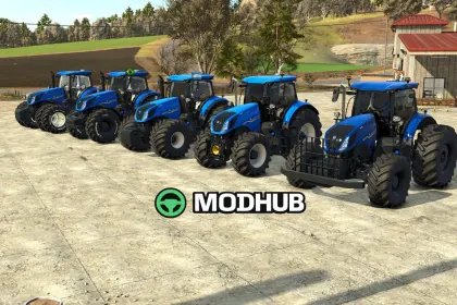Mod na Traktory New Holland T7 HD Edition dla Farming Simulator 25 — 1
