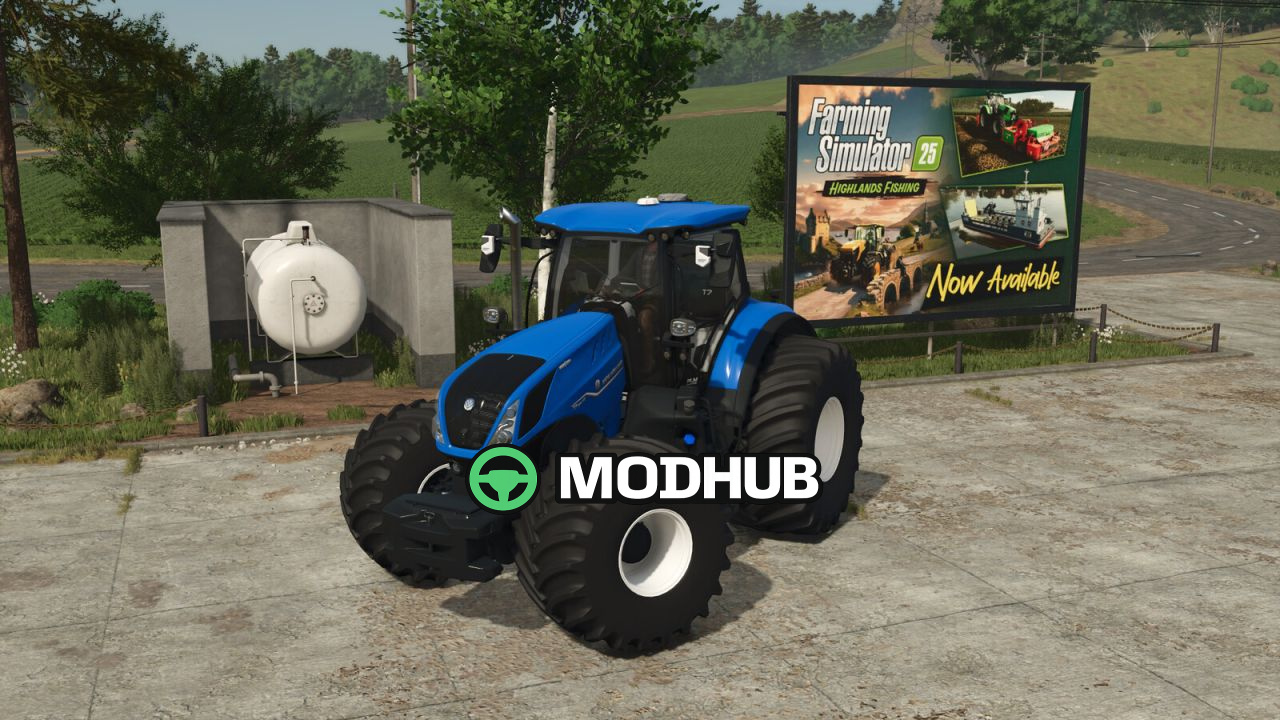 Мод на Трактори New Holland T7 HD Edition для Фермер Симулятор 25