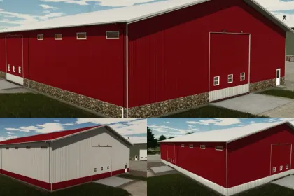 Ефективне Сховище American Herbicides And Seeds Storage з Майстернею та Мийкою для FS25 — 1