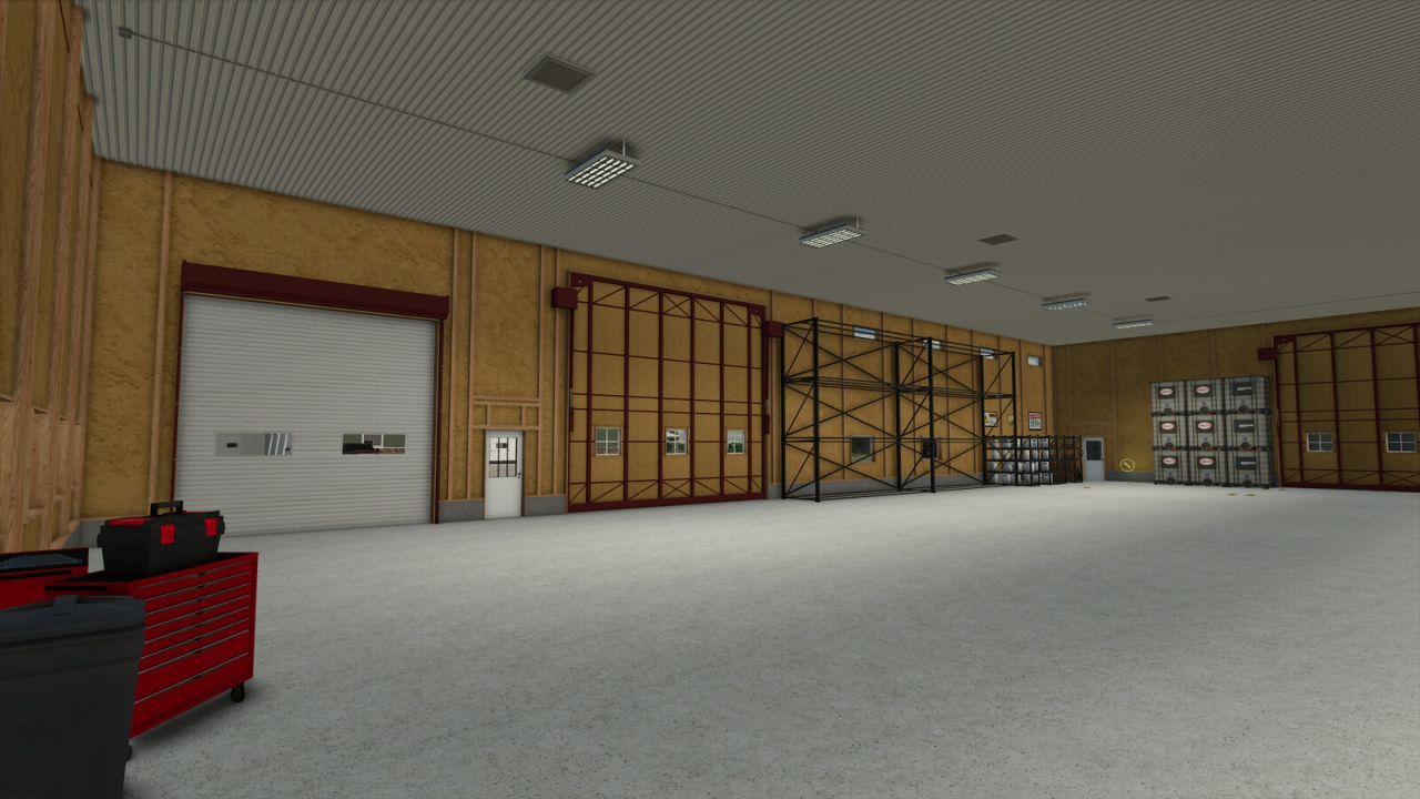 Ефективне Сховище American Herbicides And Seeds Storage з Майстернею та Мийкою для FS25