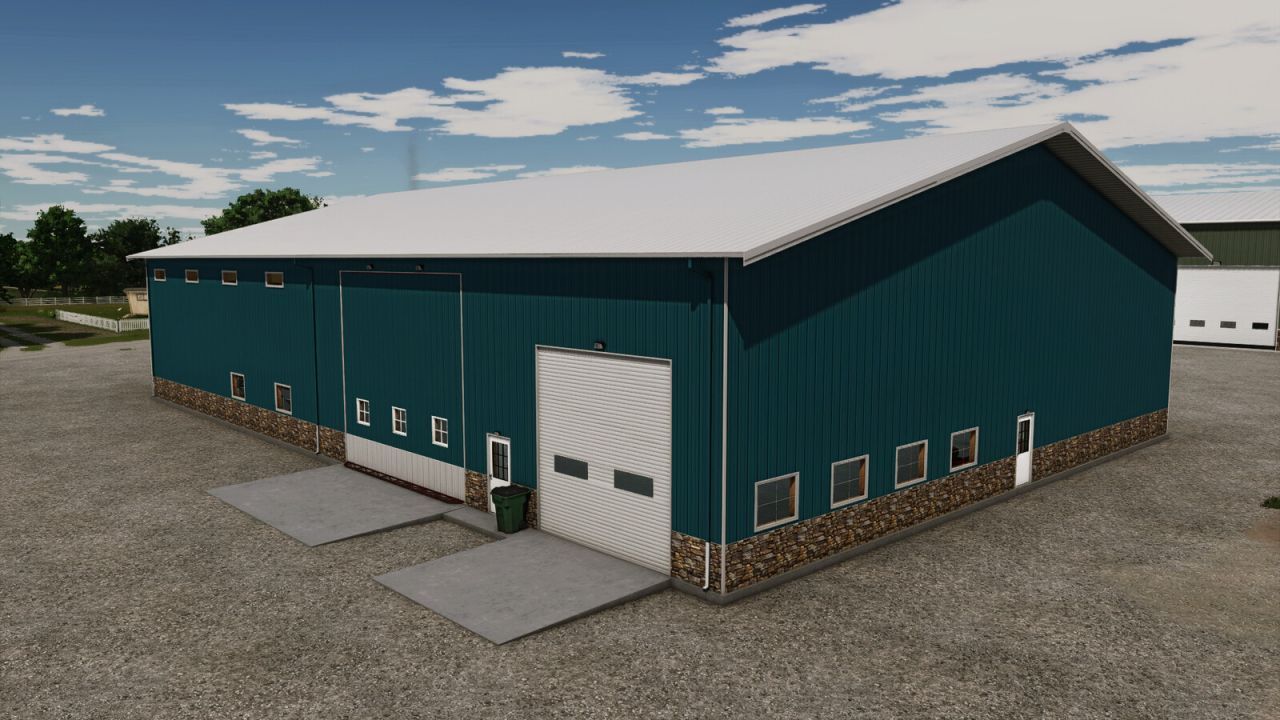 Ефективне Сховище American Herbicides And Seeds Storage з Майстернею та Мийкою для FS25