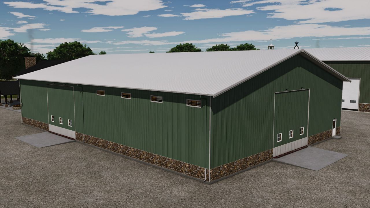 Ефективне Сховище American Herbicides And Seeds Storage з Майстернею та Мийкою для FS25