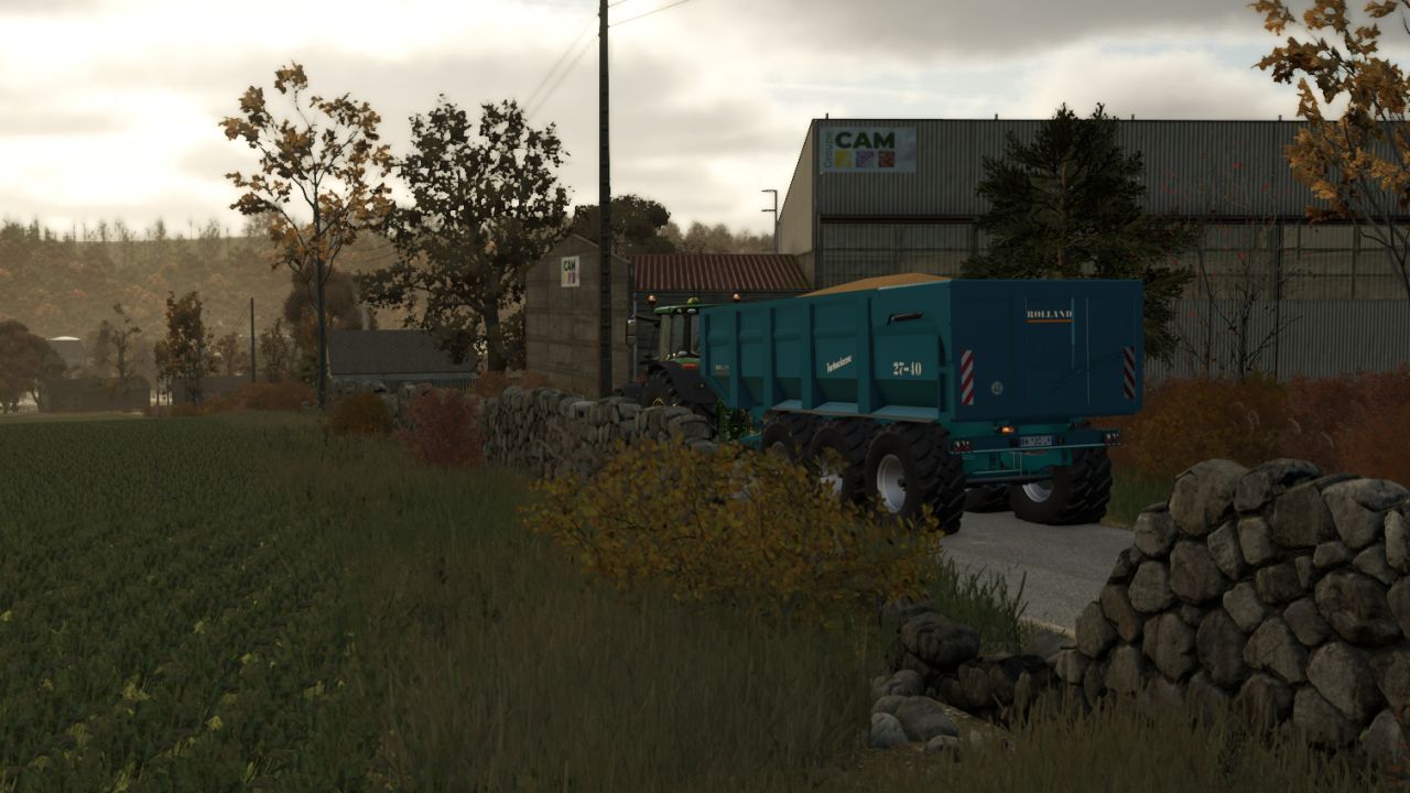 Причіп Rolland Turbo Classic 27-40 (3-осний) для Farming Simulator 25