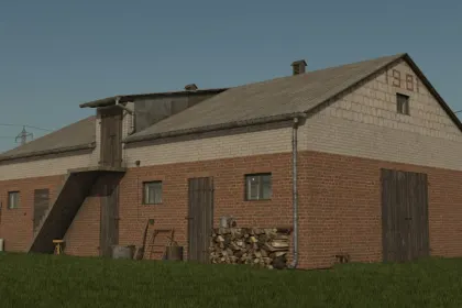 Kompakter Schweinestall Small Pigsty für 30 Schweine für Farming Simulator 25