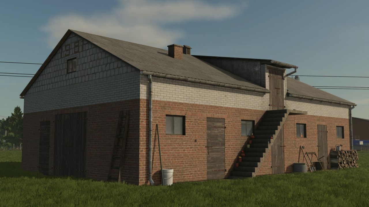 Kompakter Schweinestall Small Pigsty für 30 Schweine für Farming Simulator 25 - Screenshots