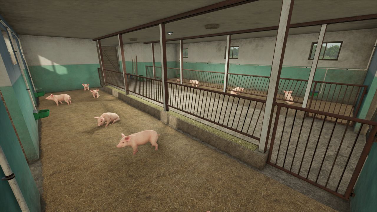 Kompakter Schweinestall Small Pigsty für 30 Schweine für Farming Simulator 25 - Screenshots