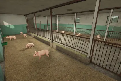 Kompakter Schweinestall Small Pigsty für 30 Schweine für Farming Simulator 25 — 5