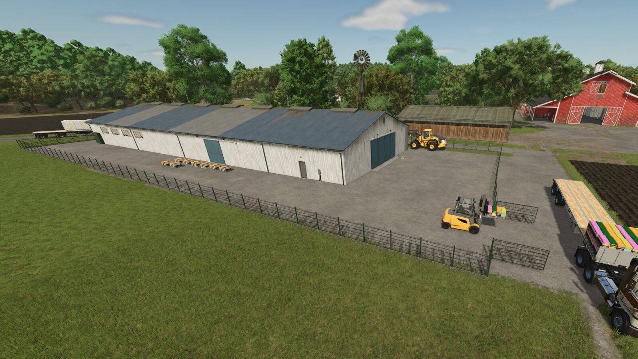 Effiziente Verarbeitung Wool & Cotton Processing — Schnelle Spinnerei und Schneiderwerkstatt für FS25