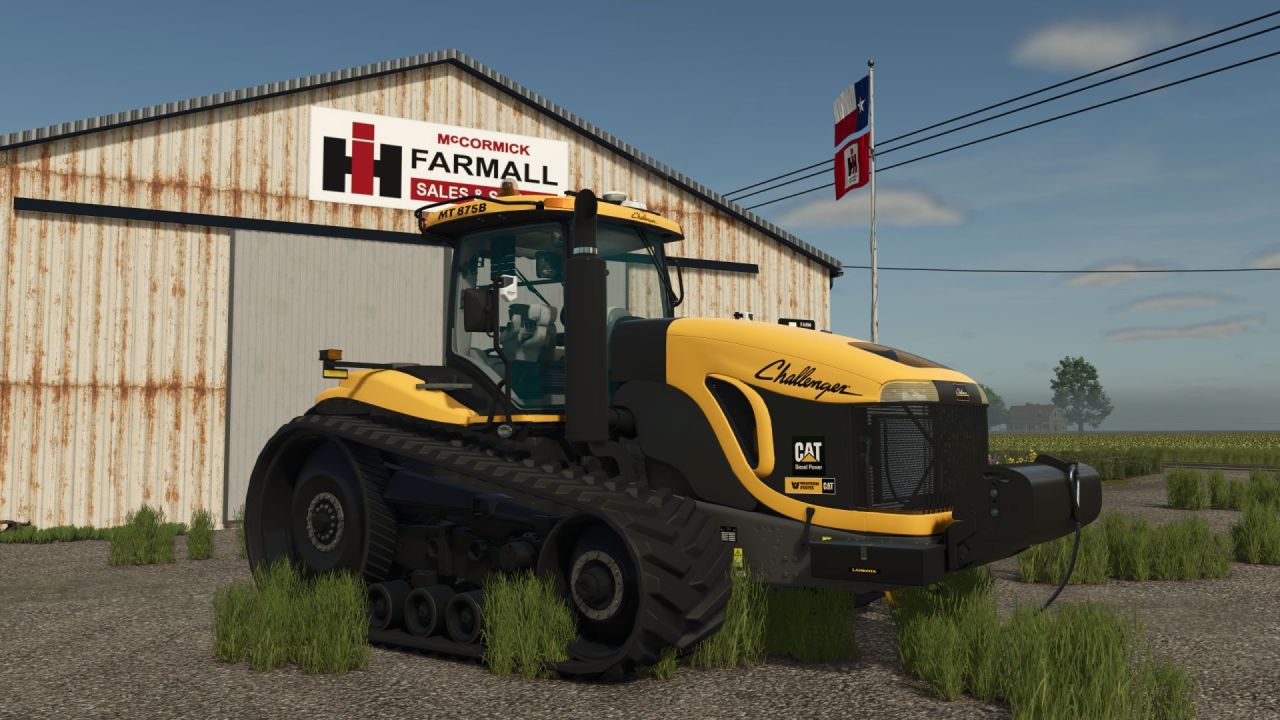 Tractor CAT Challenger MT800 for Farming Simulator 25