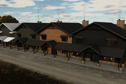 Stylowy Dom BarnDom Extension (Big Barndominium) do Farming Simulator 25 — 1