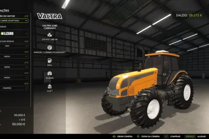 Traktor Valtra 1280 2010 do Farming Simulator 25 — 3