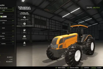 Traktor Valtra 1280 2010 do Farming Simulator 25 — 4