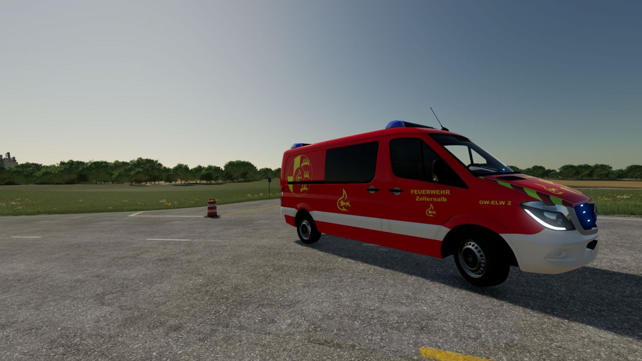 Skin GW-ELW 2 Fire Department Truck for Farming Simulator 22