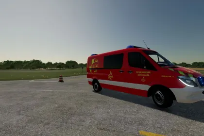 Skin GW-ELW 2 Fire Department Truck for Farming Simulator 22 — 3