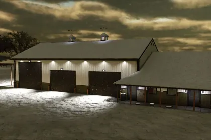 Сучасний Гараж 3 Stars Garage з Майстернею та Складом для Farming Simulator 25 — 5