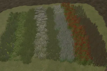 Textures meadow deco foliage (Prefab) do Farming Simulator 25