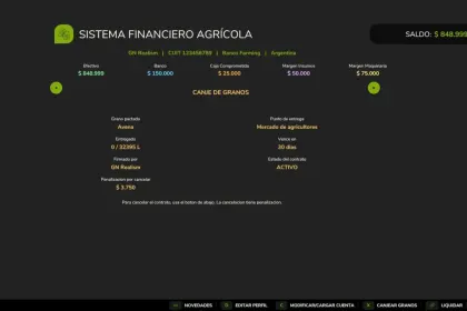 Agricultural Financial System do Farming Simulator 25 — 5