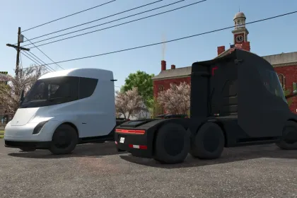 Tesla Semi do Farming Simulator 25