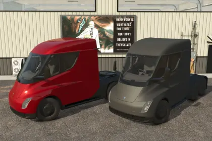 Tesla Semi do Farming Simulator 25 — 2