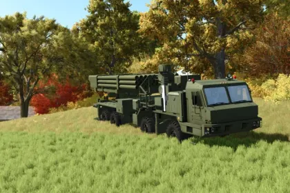 BAZ-6944 (Multiple Rocket Launcher Variant) do Farming Simulator 25