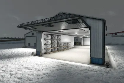 Сучасна Майстерня 3 Stars Workshop для FS25 — Гараж, Склад і Сервіс в Одній Будівлі — 4