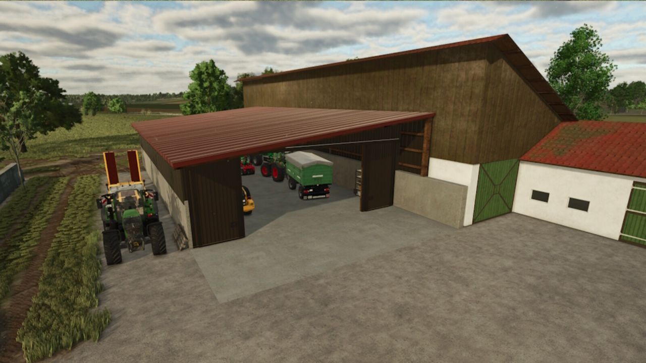 Efektywny Hall z Komorą Chłodniczą — Zbożowy Magazyn z Komorą Chłodniczą dla Farming Simulator 25