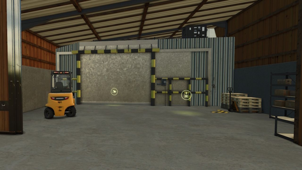 Effektive Halle mit Kühlkammer — Getreidehalle mit Kühlkammer für Farming Simulator 25