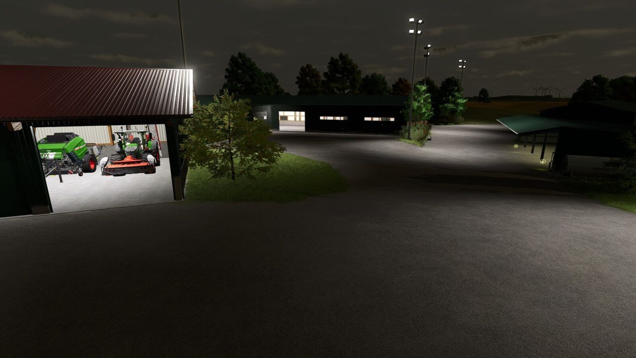 Automatic Hall Lights do Farming Simulator 25