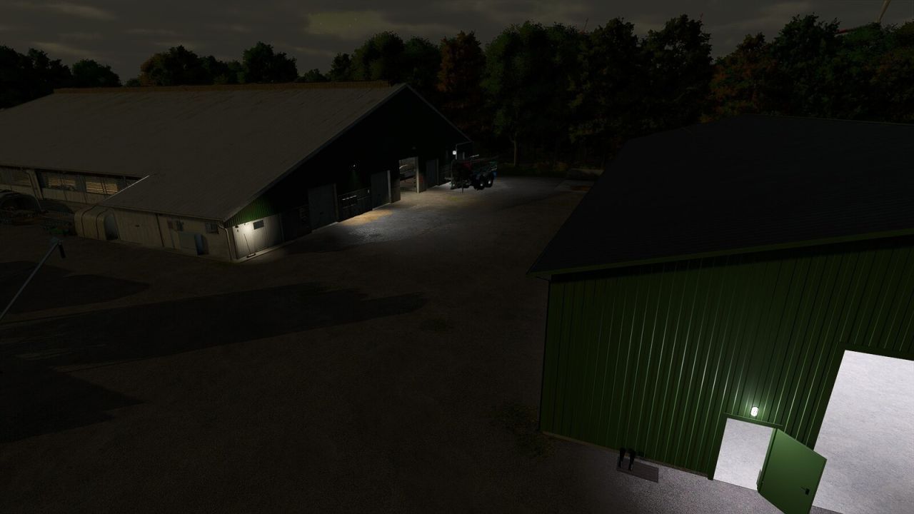 Automatic Hall Lights do Farming Simulator 25