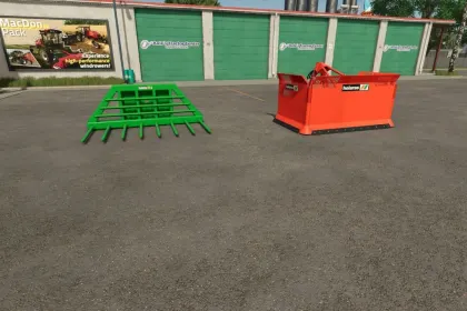 Efektywny Pakiet Holaras Silage Pack (HULK 300 + MES 500) do Szybkiej Pracy z Silo w FS25