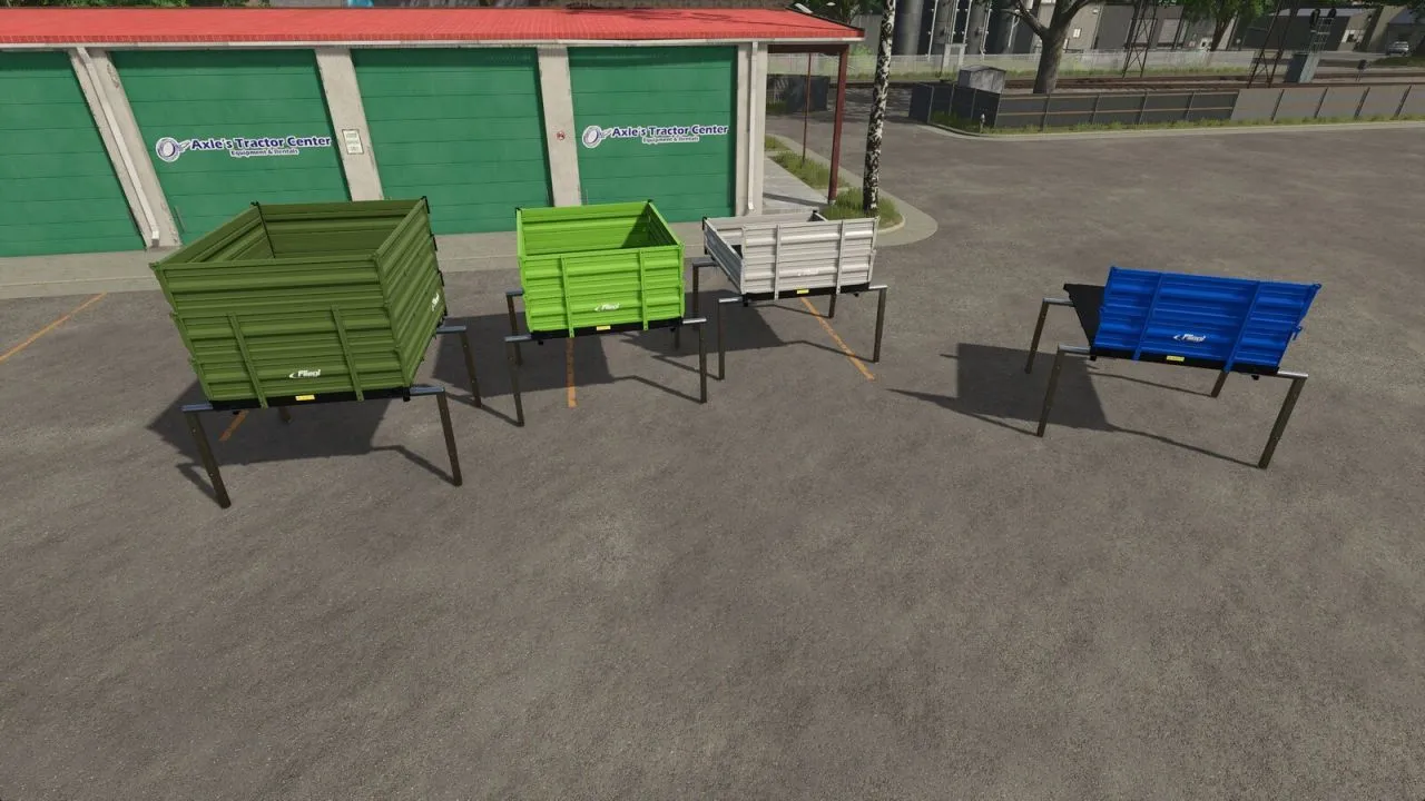 Efektywny Przyczep Fliegl TDK UNIMOG do Transportu Bel i Ładunków Sypkich w FS25