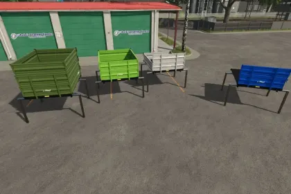 Efektywny Przyczep Fliegl TDK UNIMOG do Transportu Bel i Ładunków Sypkich w FS25 — 1