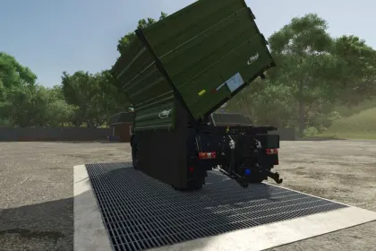 Efektywny Przyczep Fliegl TDK UNIMOG do Transportu Bel i Ładunków Sypkich w FS25 — 2