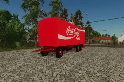 Coca-Cola truck trailer do Farming Simulator 25